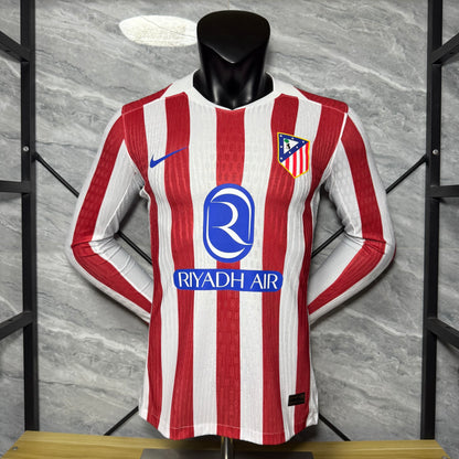 Atlético de Madrid 25/26 Local Vers. Jugador | Manga Larga