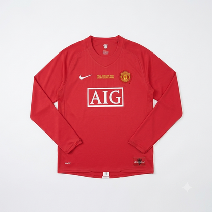 Manchester United 07/08 Local Vers. Retro | Manga Larga